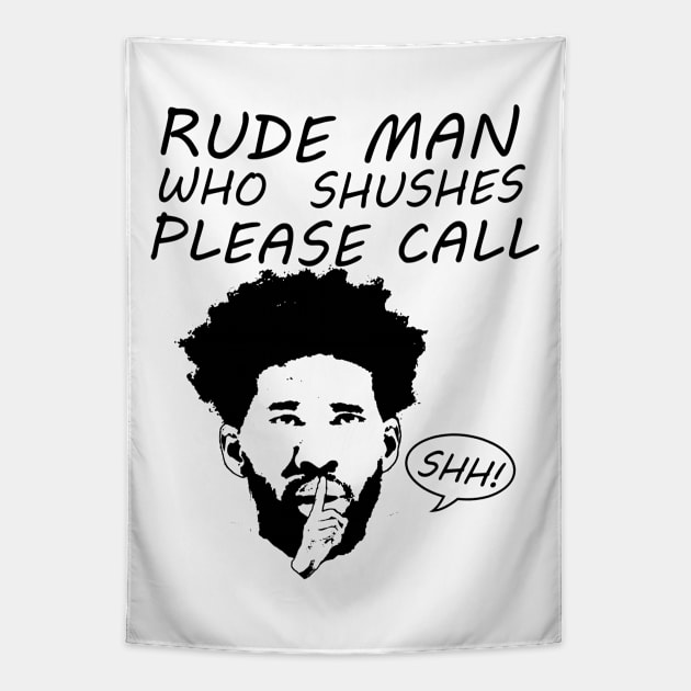 Rude Man Tapestry by OptionaliTEES