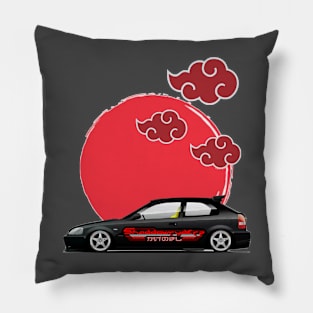 Shaddowryderz Red Sun Civic Pillow