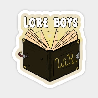 The Lore Boys Logo 2020 Magnet