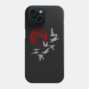 Flying ravens Phone Case