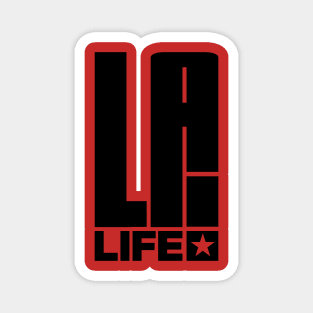 LA Life (BLACK) Magnet