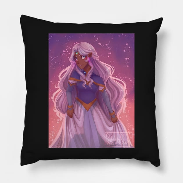 Starry princess Allura Pillow by Probablynotsam