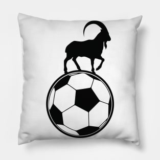 GOAT of Soccer Pillow