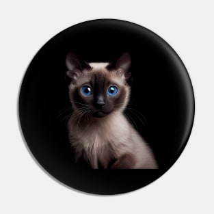 Siamese Cat - A Sweet Gift Idea For All Cat Lovers And Cat Moms Pin