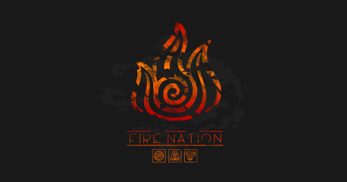 fire nation last airbender t shirt teepublic totes size chart
