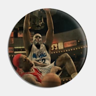 Shaq Attack Rodman Vintage Pin