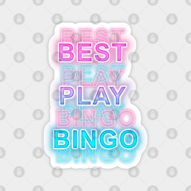 best play bingo Magnet by Sanzida Design