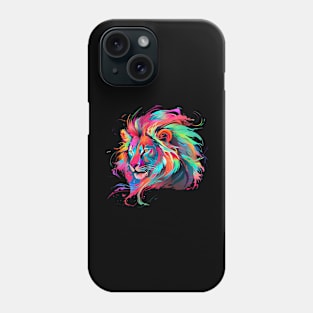 colorful lion Phone Case