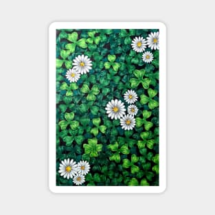 Clover Field + Daisies Magnet