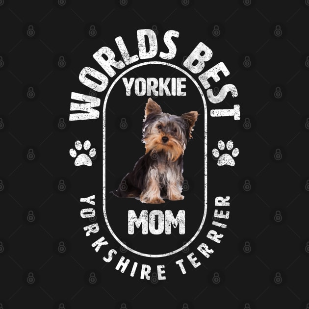 Yorkshire Terrier - Yorkie  Mom by Kudostees