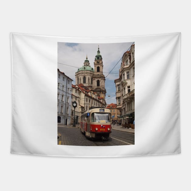 Tatra Tram Tapestry by MarkRBowman