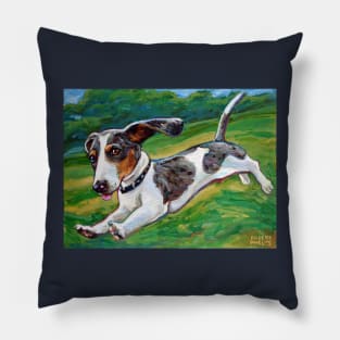 Wolfy the Dachshund Pillow