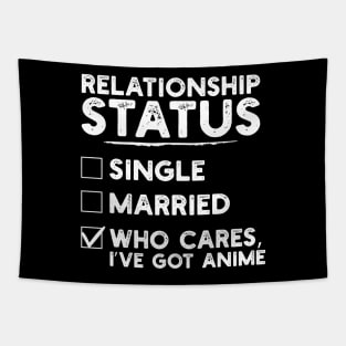 Relationship Status Anime Funny Tapestry