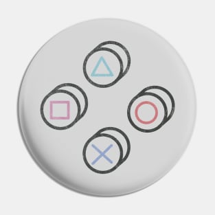 Gamer Controller Buttons Pin