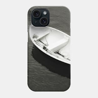 Moored Rowing Boat at Beaumaris, North Wales, UK Phone Case