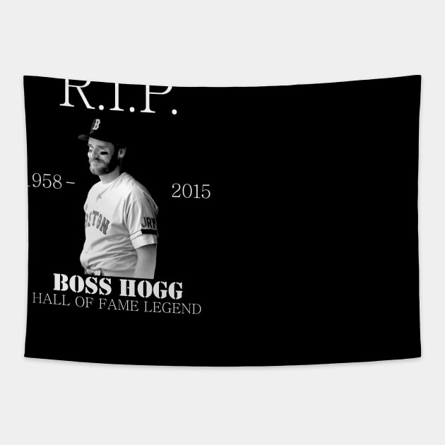 RIP Boss Hogg Tapestry by LavaLamp