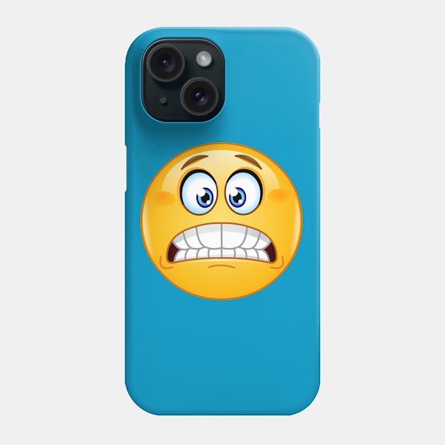 Grimacing Emoji Phone Case by DigiToonsTreasures