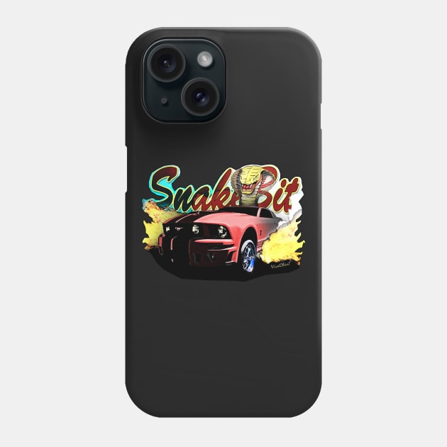 Mustang GT500 Cobra Burnout Phone Case by vivachas