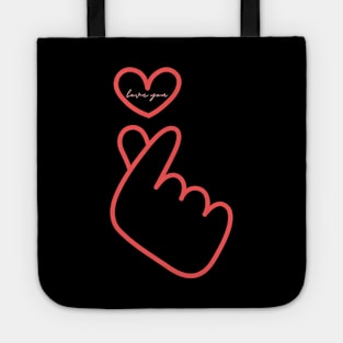 iloveyou romantic sign Tote