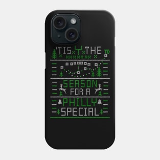 Philly Philly Special Ugly Christmas Sweater Design T-Shirt Phone Case