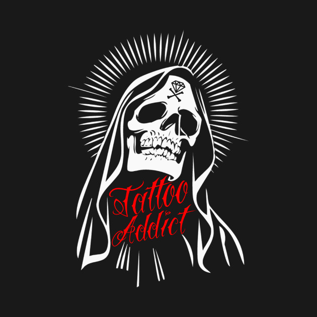 Tattoo Addict Til Death - Tattoo - Tapestry | TeePublic