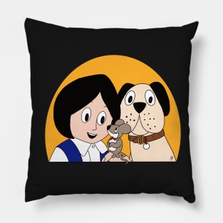 Mary, Mungo and Midge (fan art) Pillow