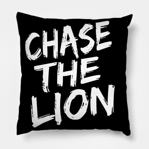 Chase The Lion Football Gift Idea Pillow by soufyane