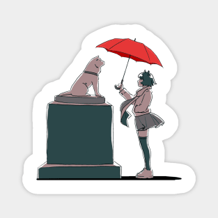 Hachiko Magnet