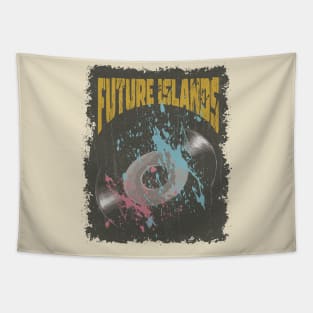 Future Islands Vintage Vynil Tapestry