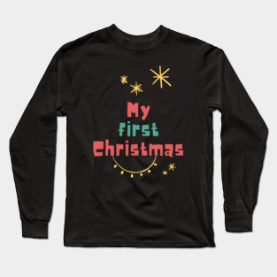 my first holiday t shirt baby boy