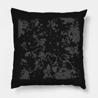 Grunge Pattern Dark Pillow