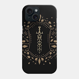 Dice Sword Emblem Tabletop RPG Gaming Phone Case