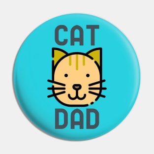 Cat Dad Pin