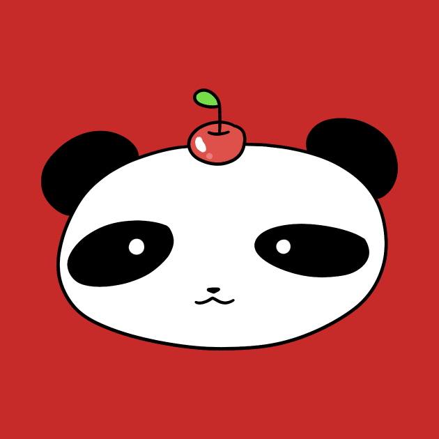 Cherry Panda Face by saradaboru