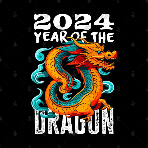 Chinese Lunar New Year of The Dragon 2024 - Happy New Year 2024 by alyssacutter937@gmail.com