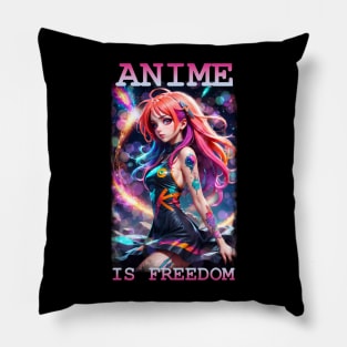 Anime is Freedom 02 Pillow