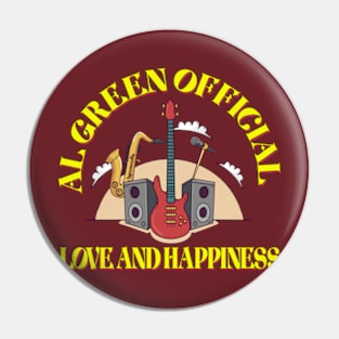 Al Green American Singer T shirt Yellow Pin