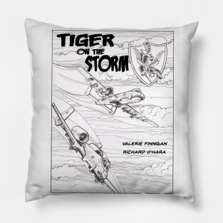 Tiger on the Storm #1 Cover Pillow