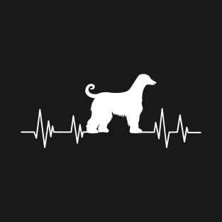 greyhound dog Heartbeat dog Heartbeat greyhound dog Silhouette T-Shirt