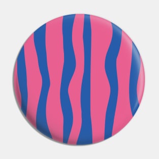 Vertical Lines - Pink Blue Pin