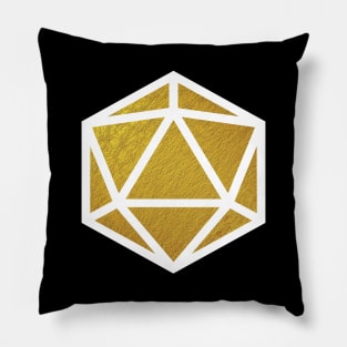 D20 Decal Badge - Coinage Pillow