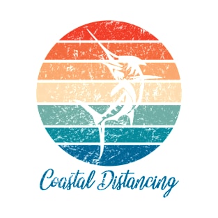 Social Distancing vs Coastal Distancing - Billfish T-Shirt