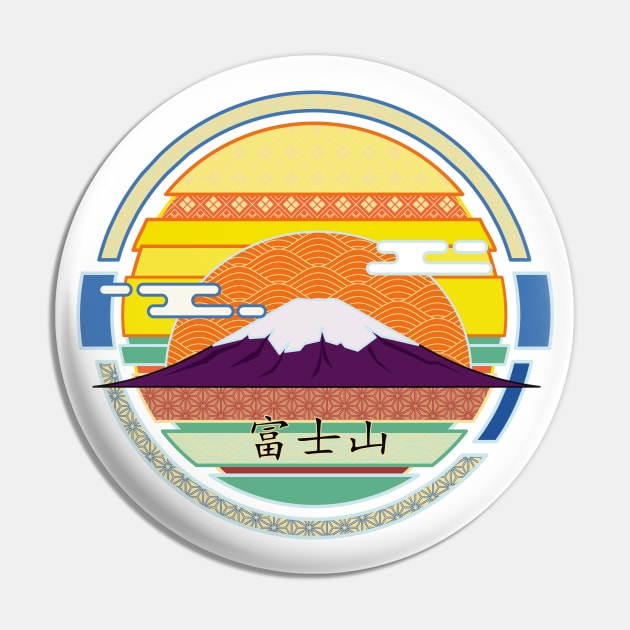 Mt Fuji Pin by urrin DESIGN