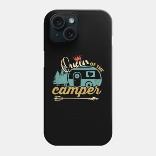 Queen Of The Camper Funny Camping Girl Phone Case