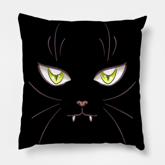 I Bite Pillow by Bardic Cat