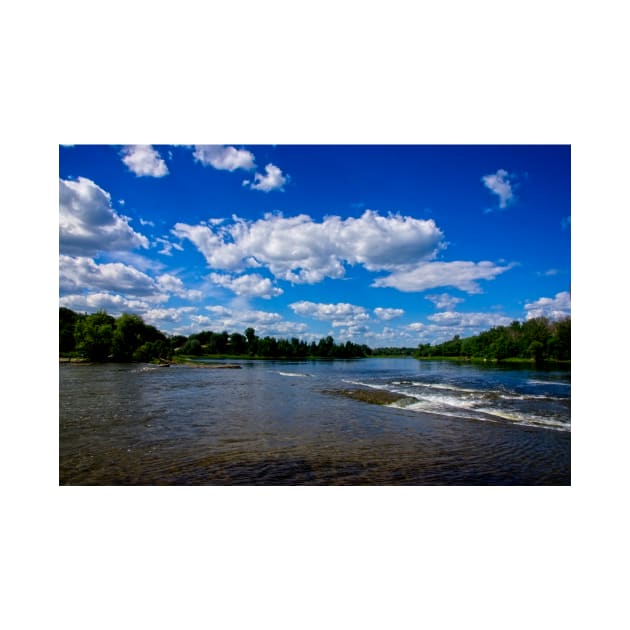 The Mississippi River on a sunny day by josefpittner