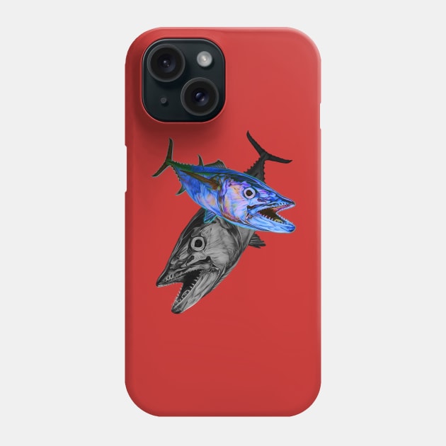 Dogtooth tuna Phone Case by Art by Paul