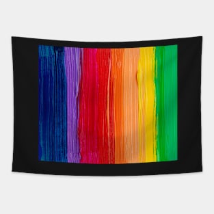 Painted Rainbow Colors Tapestry