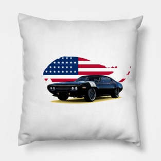 Classic GTX USA Print Pillow