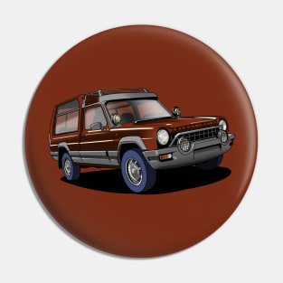 Brown Matra Rancho Car Pin